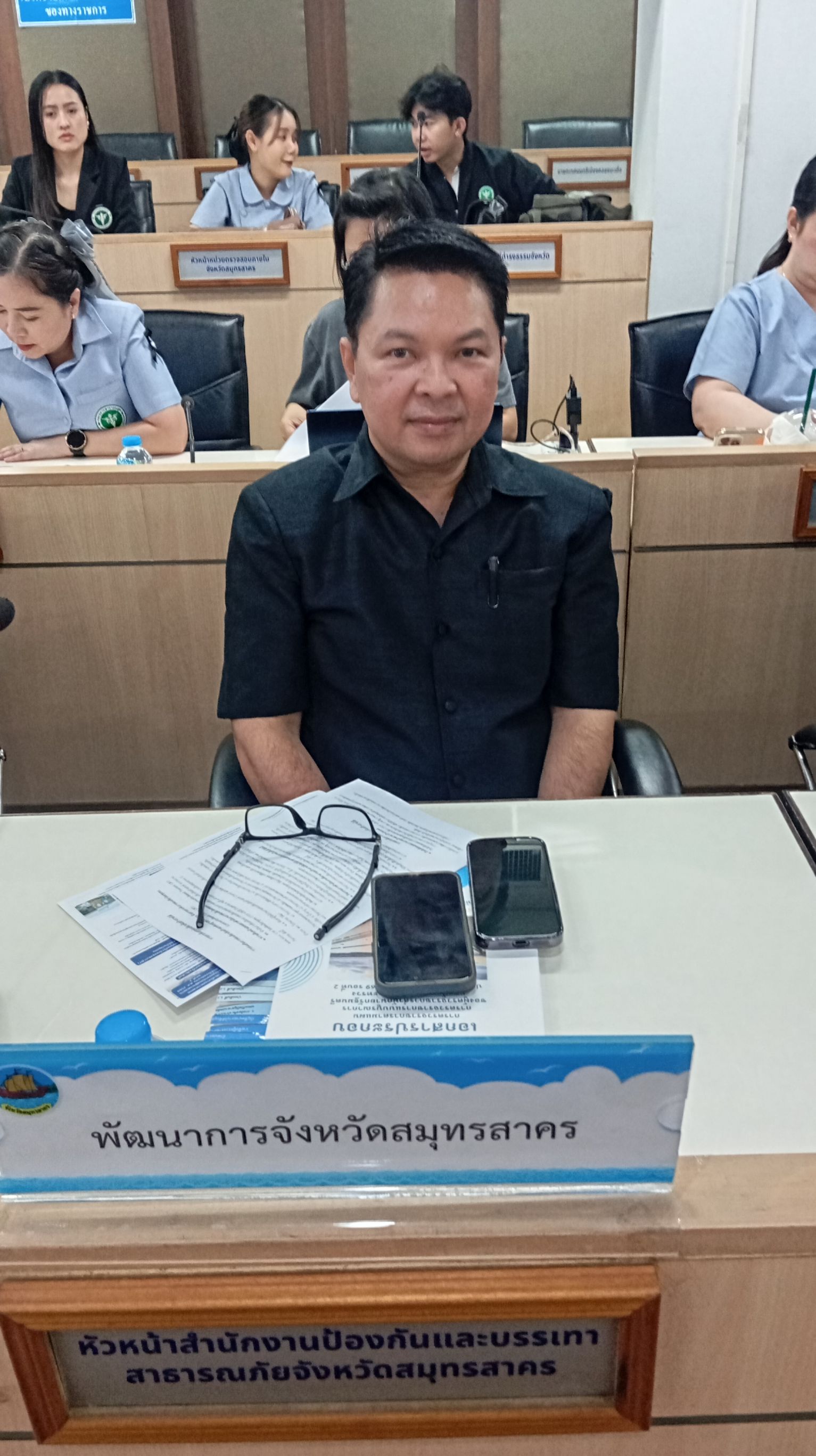 พช.สมุทรสาครร่วมต้อนรับผู้ตรวจราชการสำนักนายกรัฐมนตรี เขตตรวจราชการที่ 4 ลงพื้นที่ติดตามนโยบาย