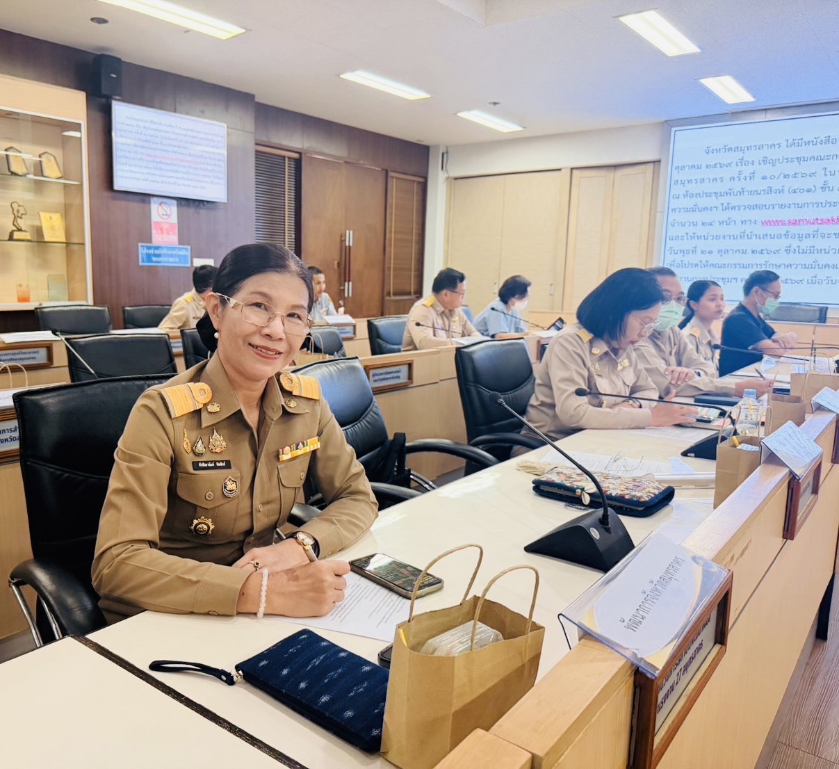 พช.สมุทรสาคร เข้าร่วมการประชุมคณะกรรมการรักษาความมั่นคงและความสงบเรียบร้อยจังหวัดสมุทรสาคร และการประชุมคณะกรรมการศูนย์อำนวยการป้องกันและปราบปรามยาเสพติดจังหวัดสมุทรสาคร ครั้งที่ 10/2569