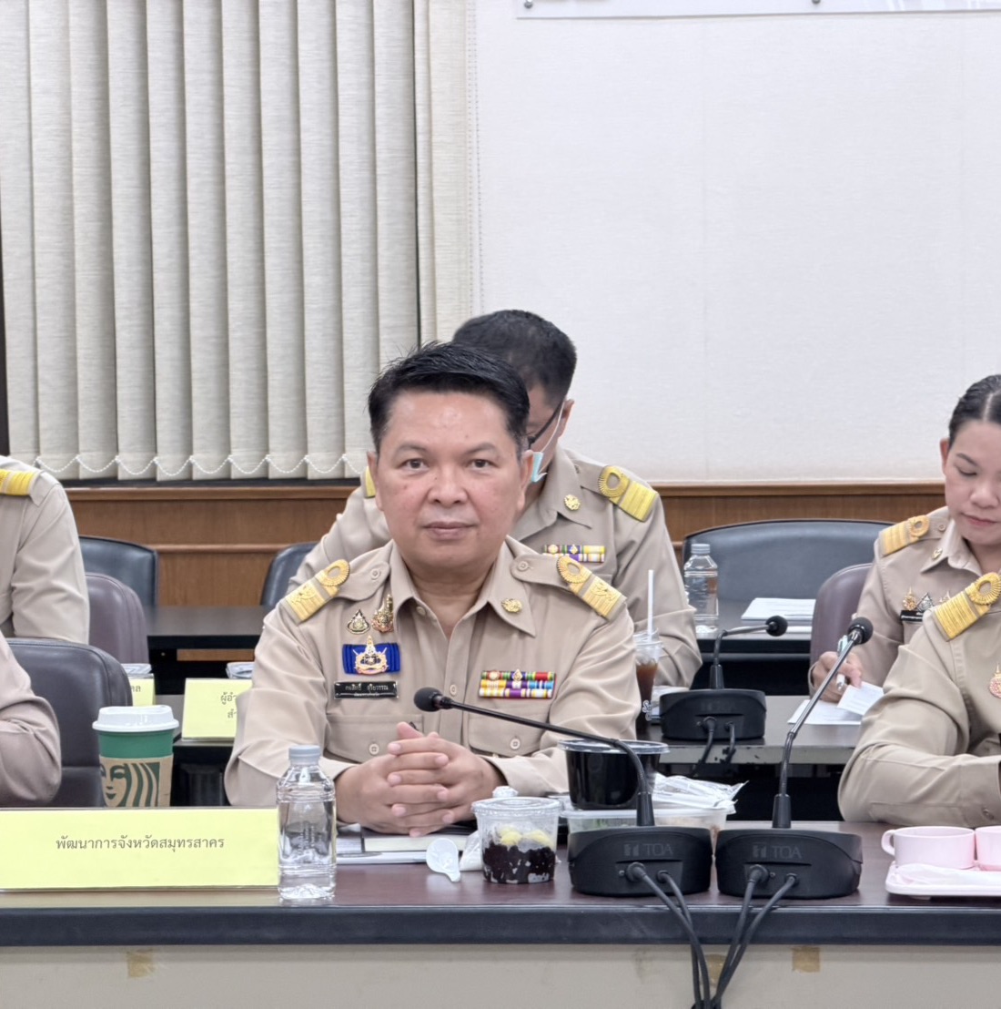 พช.สมุทรสาคร พช.สมุทรสาคร การประชุมหัว หน้าส่วนราชการ ครั้งที่ 10/2569 หัวหน้าหน่วยงานรัฐวิสาหกิจสังกัดกระทรวงมหาดไทย และนายอำเภอ 
